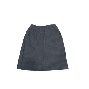 Brooks Brothers Skirt Women’s 4 Black Pinstripe Wool Lined